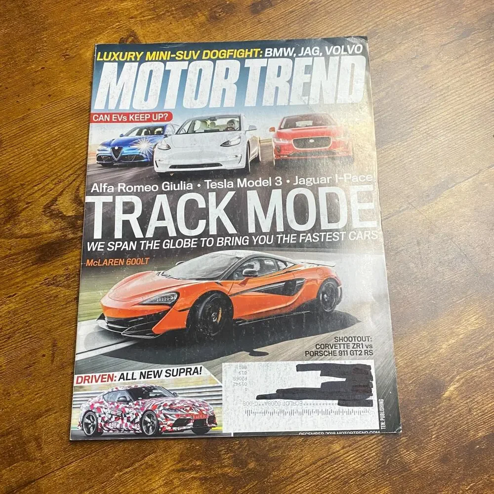 MOTOR TREND MAGAZINE-------DECEMBER 2018